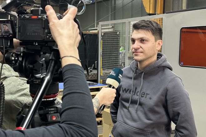 SWR zu Besuch bei S&D Blechtechnologie in Zemmer