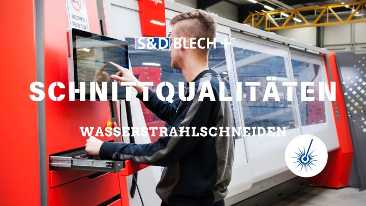Schnittqualitäten beim Wasserstrahlschneiden